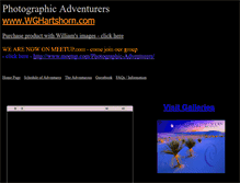 Tablet Screenshot of photographicadventurers.com